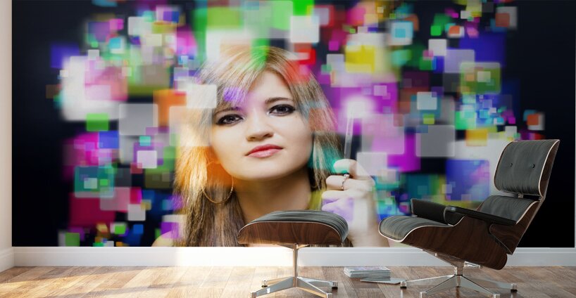 Social media and networking Wall Murals