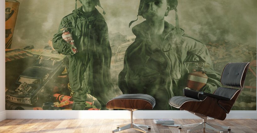 It’s all fun and games until.... Wall Murals