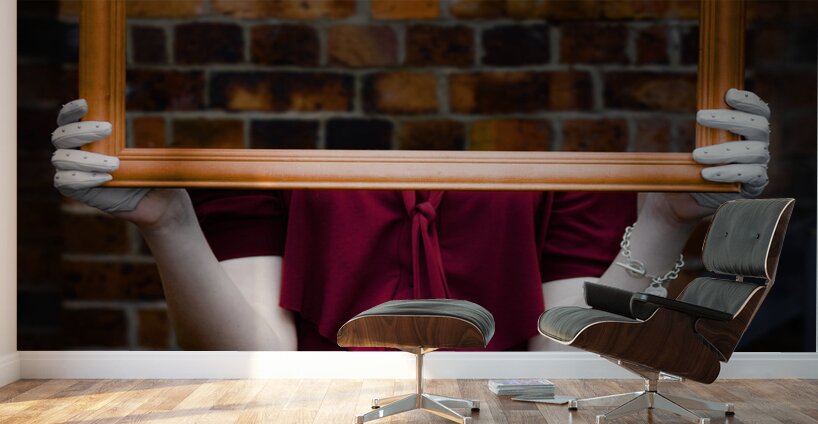 Ghost With Picture Frame Wall Murals