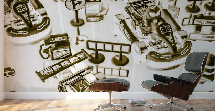 Racing karts Wall Murals