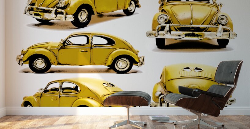 The Retro Bug Wall Murals