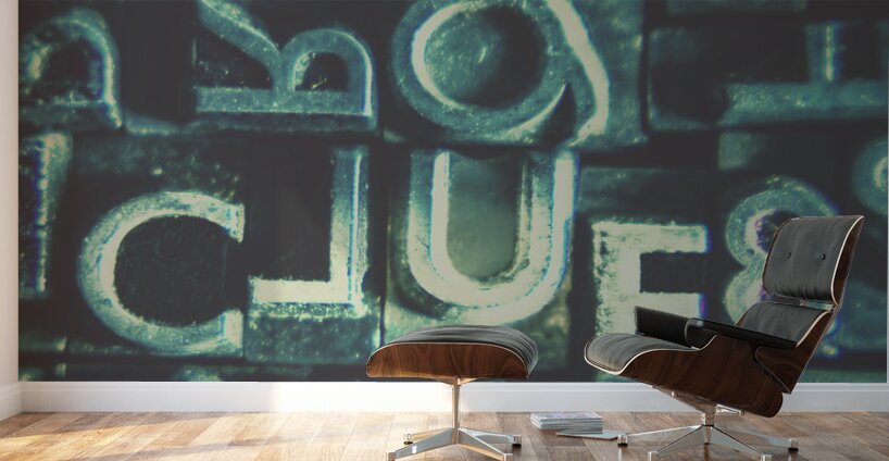 Mystery writer clue Wall Murals