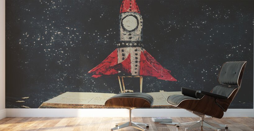 Imagination is a space of learning fun Wall Murals