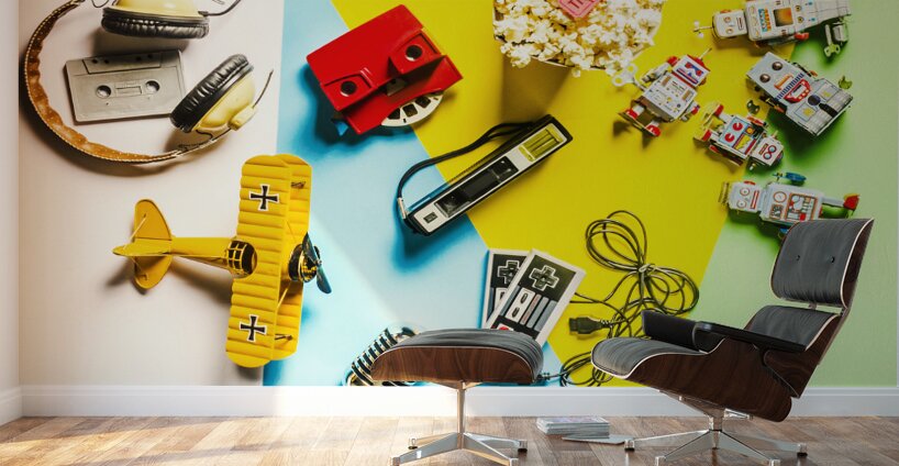Play on pop art Wall Murals