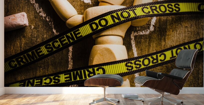 Tracing of tragedy Wall Murals