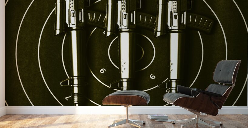 Marines and militia range Wall Murals