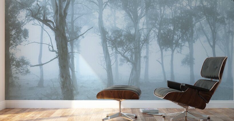 Wild blue woodland Wall Murals