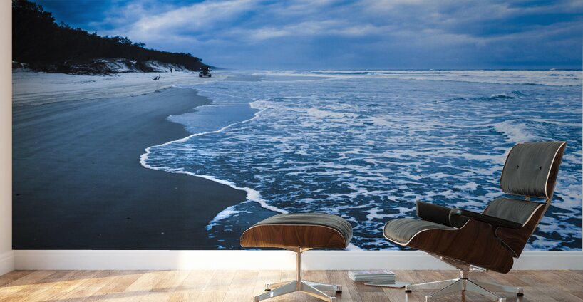 Moody blue Wall Murals