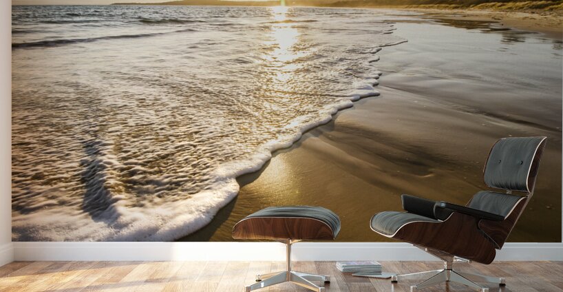 Sun surf and waves Wall Murals