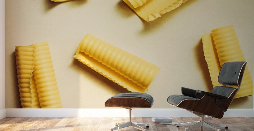 Fresh Butter Curls On Table Wall Murals