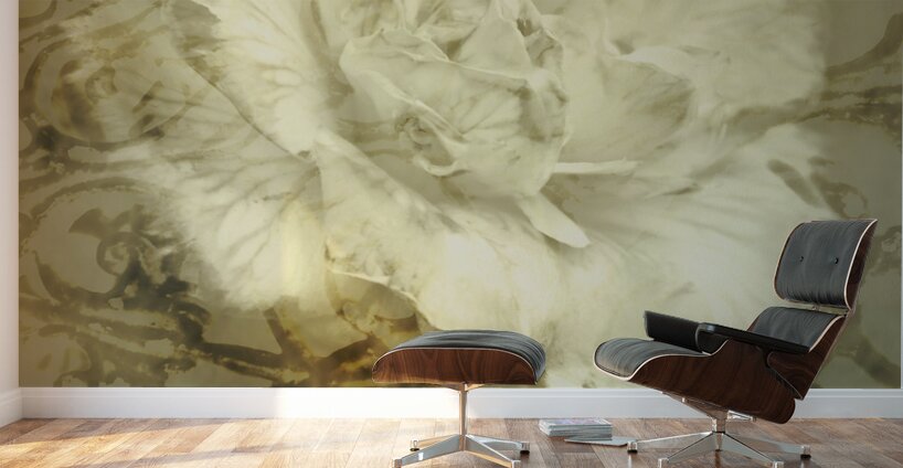 Flowers by the window Wall Murals