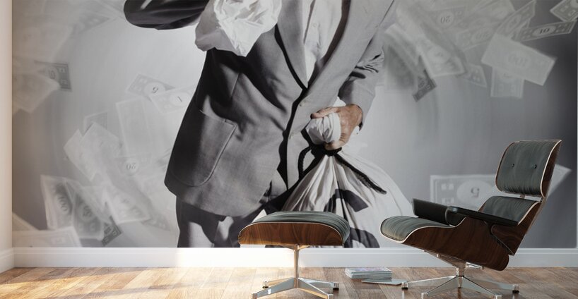 The bail-in banker Wall Murals