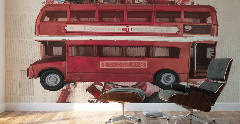 London runs Wall Murals