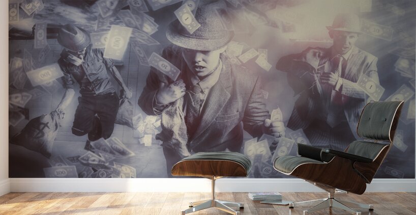 Bankers bailout with bail-ins Wall Murals