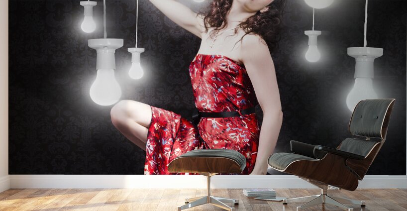 Beautiful Vogue Style Woman. Fashion Art Portrait Wall Murals