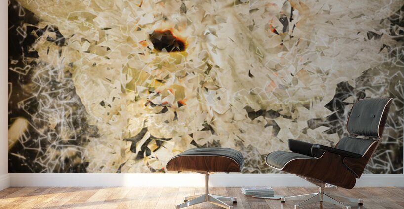 Fractal flower Wall Murals