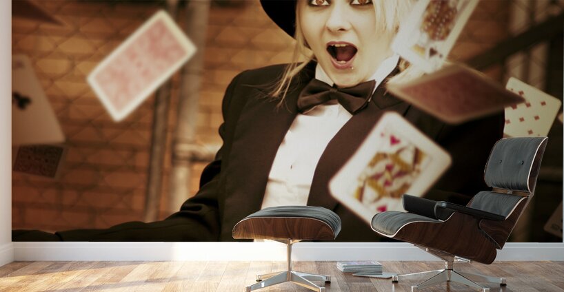 Magic Cards Trick Wall Murals