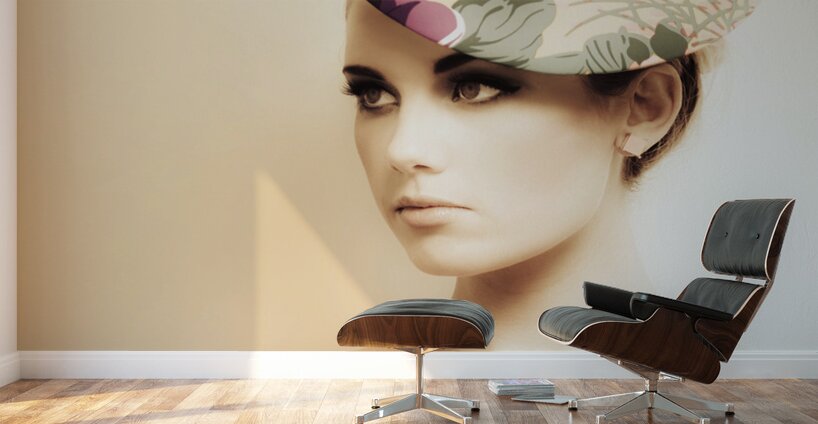 High Fashion Portrait Wall Murals