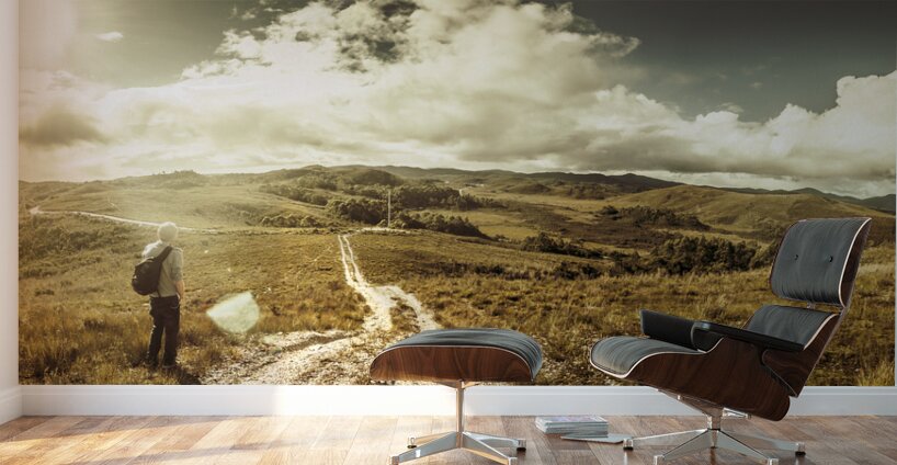 Australian rural panoramic landscape Wall Murals