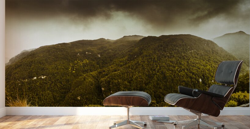 Mountain of trees Wall Murals