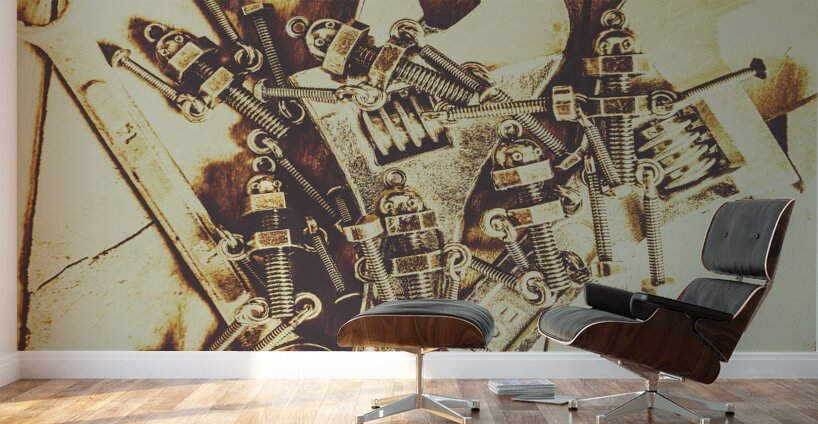 Robotic repairs Wall Murals