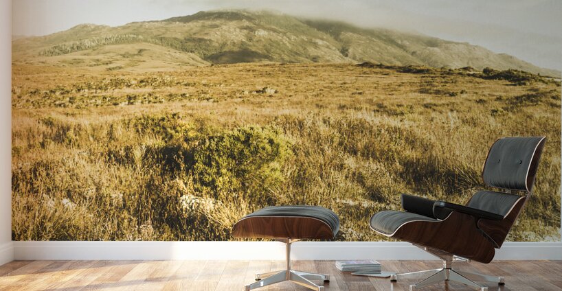 Pristine mountain plains Wall Murals