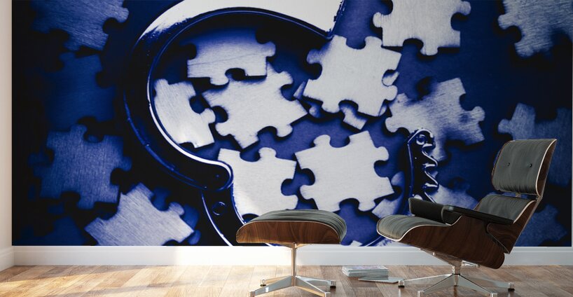 Open case mystery Wall Murals
