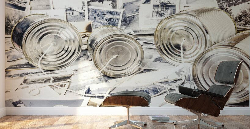 News room switchboard Wall Murals