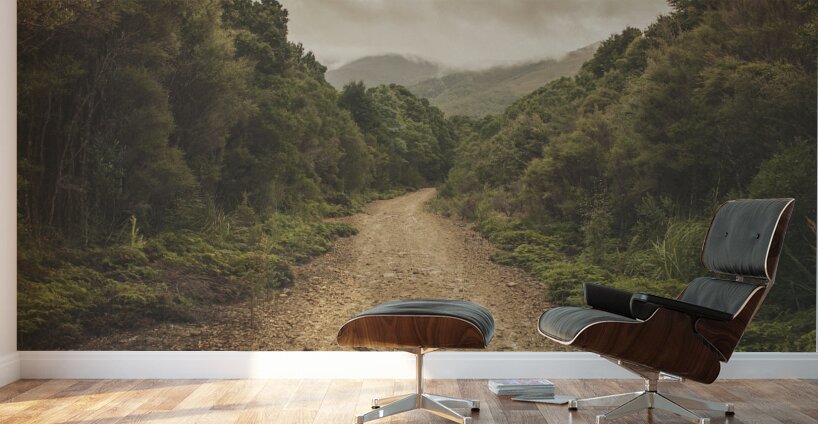 Classic old dirt road landscape in Australia Wall Murals