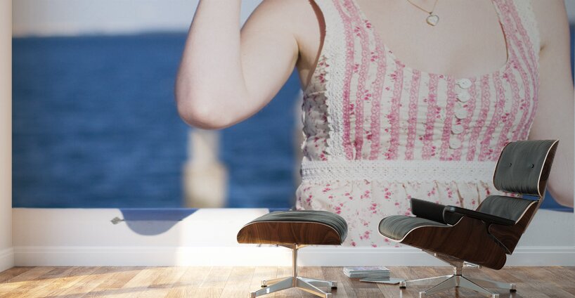 Summer Breeze Woman Wall Murals