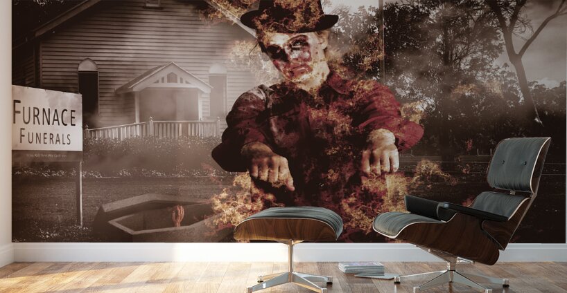 Legend of the furnace funerals fire Wall Murals