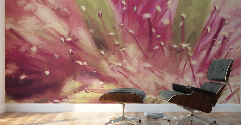 Bottle Brush flower species digital painting Wall Murals