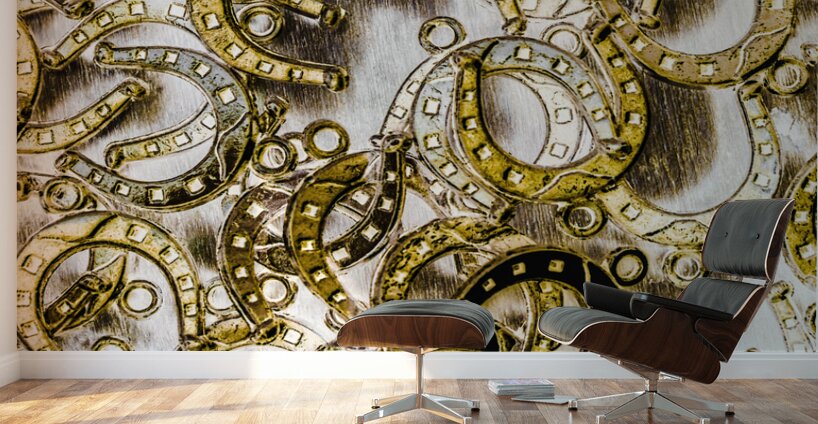 Horseshoe patterning Wall Murals