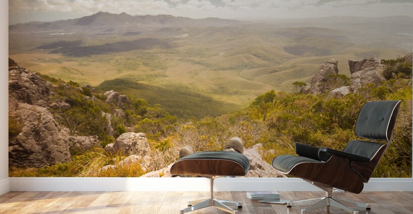 Mountain valley landscape Wall Murals