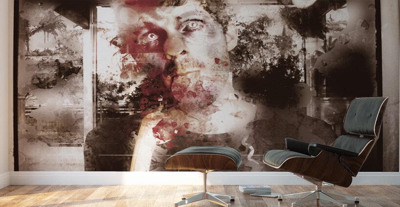 Help! Itchy ugly face so I ate him... mmmm tasty Wall Murals