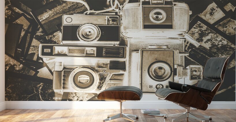 Placed in the dark room Wall Murals