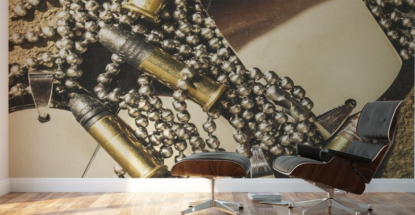 Reflections of battle Wall Murals