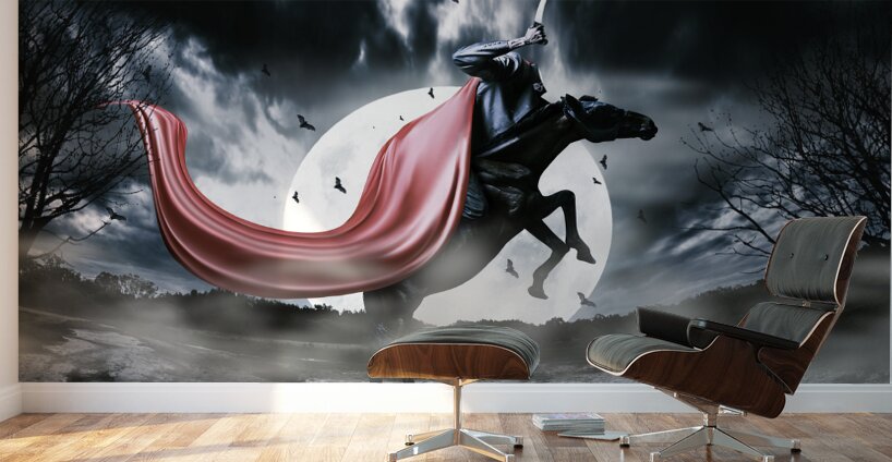 The rise of the Headless Horseman Wall Murals