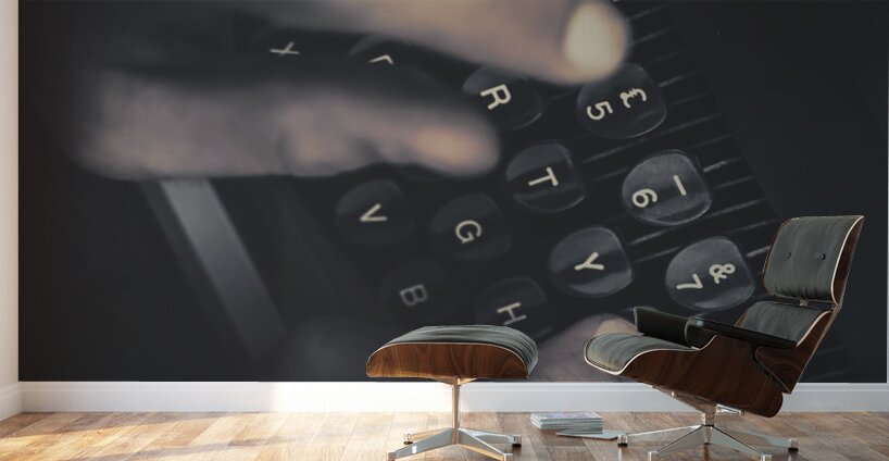 The mystery writer Wall Murals