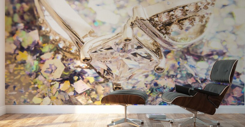 Gemstone and sapphire Wall Murals