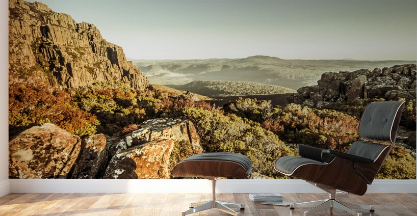 An alpine morning Wall Murals