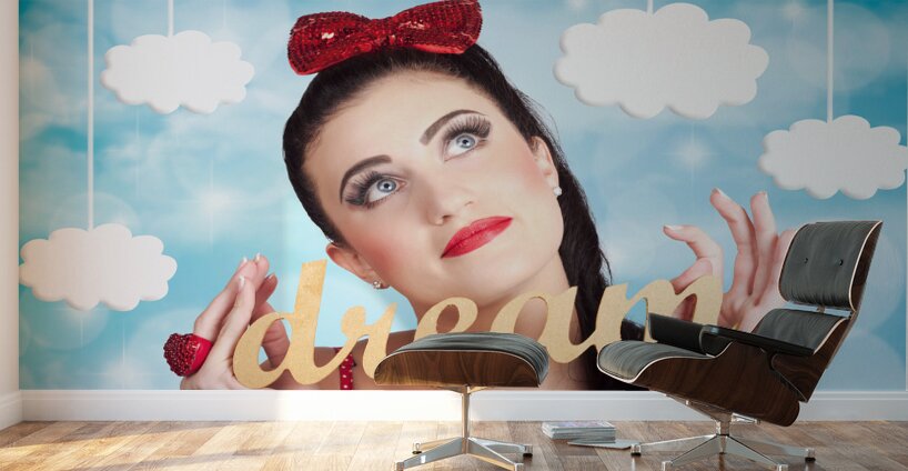 Inspire to create. Pinup your dreams to the sky Wall Murals