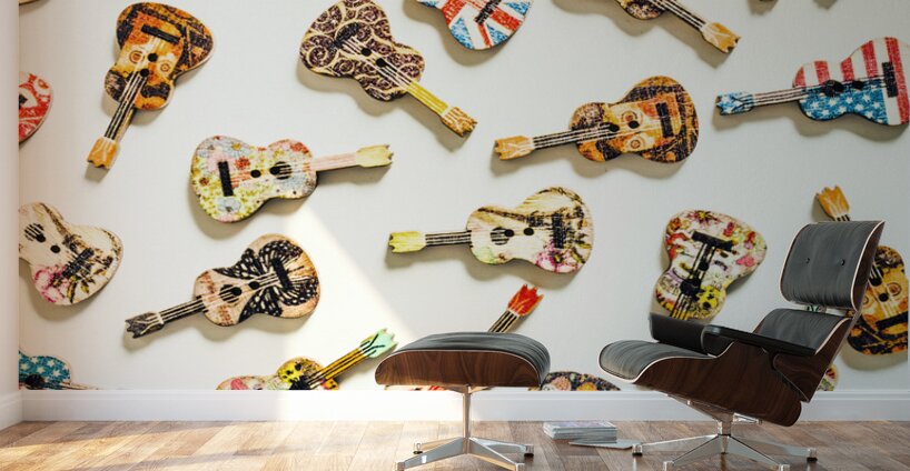 A visual play in music Wall Murals