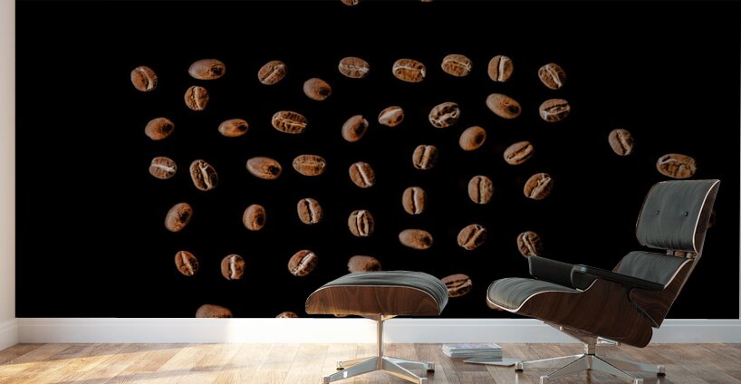 Black coffee Wall Murals