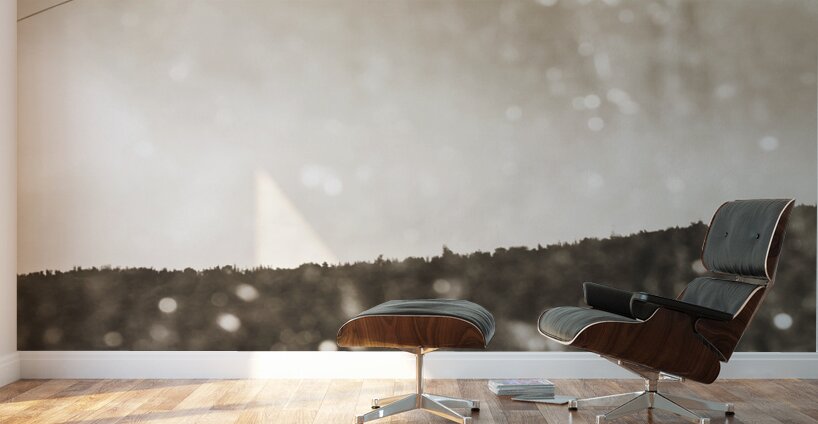 Windows and mountains Wall Murals