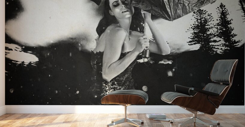 Classic Vintage Sensual Woman In Vogue Style Wall Murals