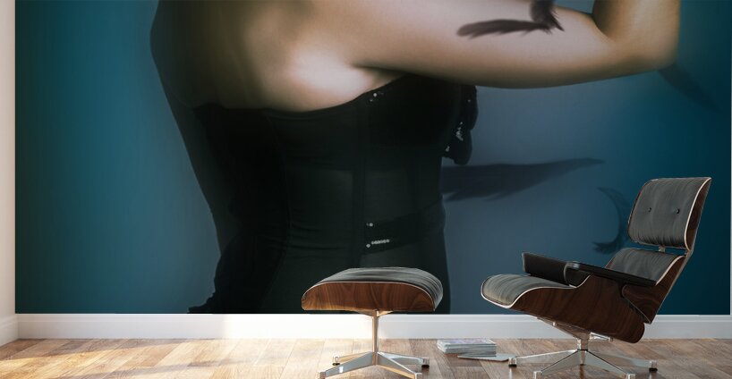 High fashion female mystery dancer Wall Murals