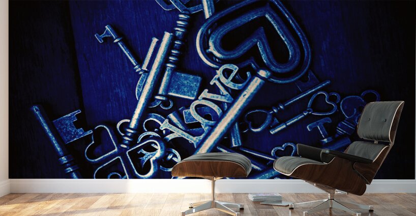 Abstract love Wall Murals