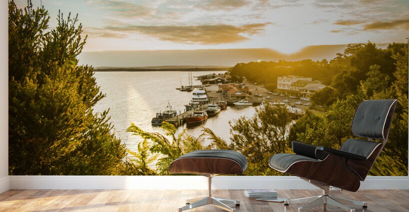 Harbouring a colourful vista Wall Murals