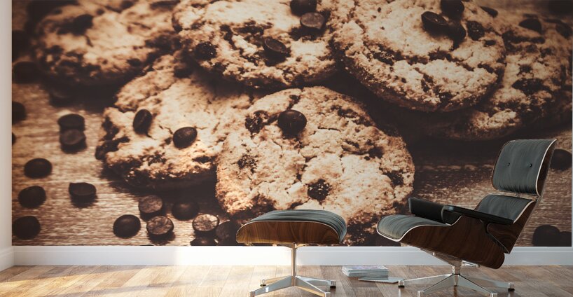 Rustic kitchen cookie art Wall Murals